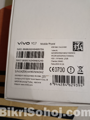 Vivo y17